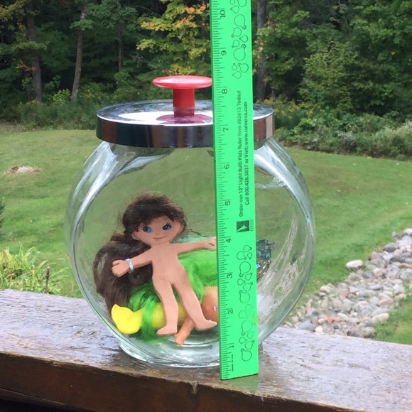 ⚜️ Apothecary Boho Glass Bouillon Jar Vintage Phenix LARGE EVC - Picture 8 of 16